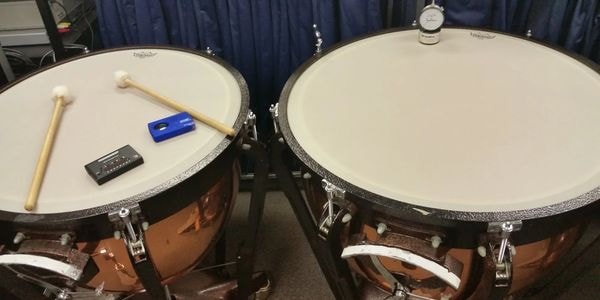 Timpani drums at Meuse Percussion